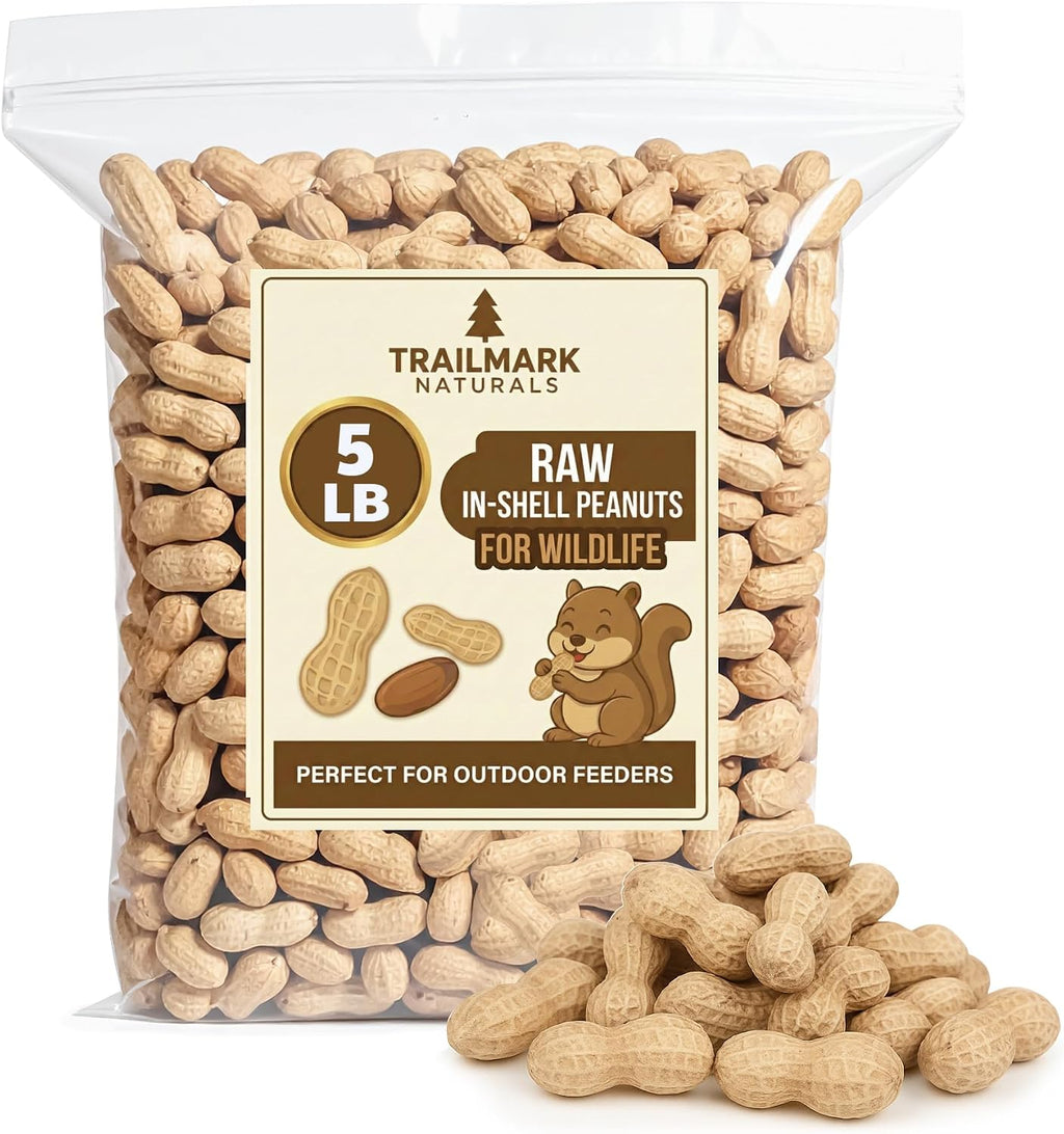 10 LB - Raw Shelled Peanuts For Squirrels, Out of Shell Peanuts For Birds and Wildlife- Squirrel Food, Wild Bird Seed -Grown in The USA - Image 11