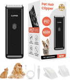 Pet Clippers for Dog Hair Grooming Low Noise, Rechargeable Cordless Cat Shaver with Ceramic Blade,Portable Pet Hair Trimmer for Matted & Long Hair - Image 11
