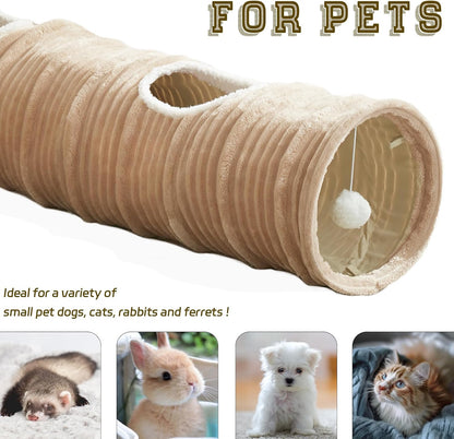 Flashing Fire collapsible pet toy packaging showcasing the premium imported materials and layout.