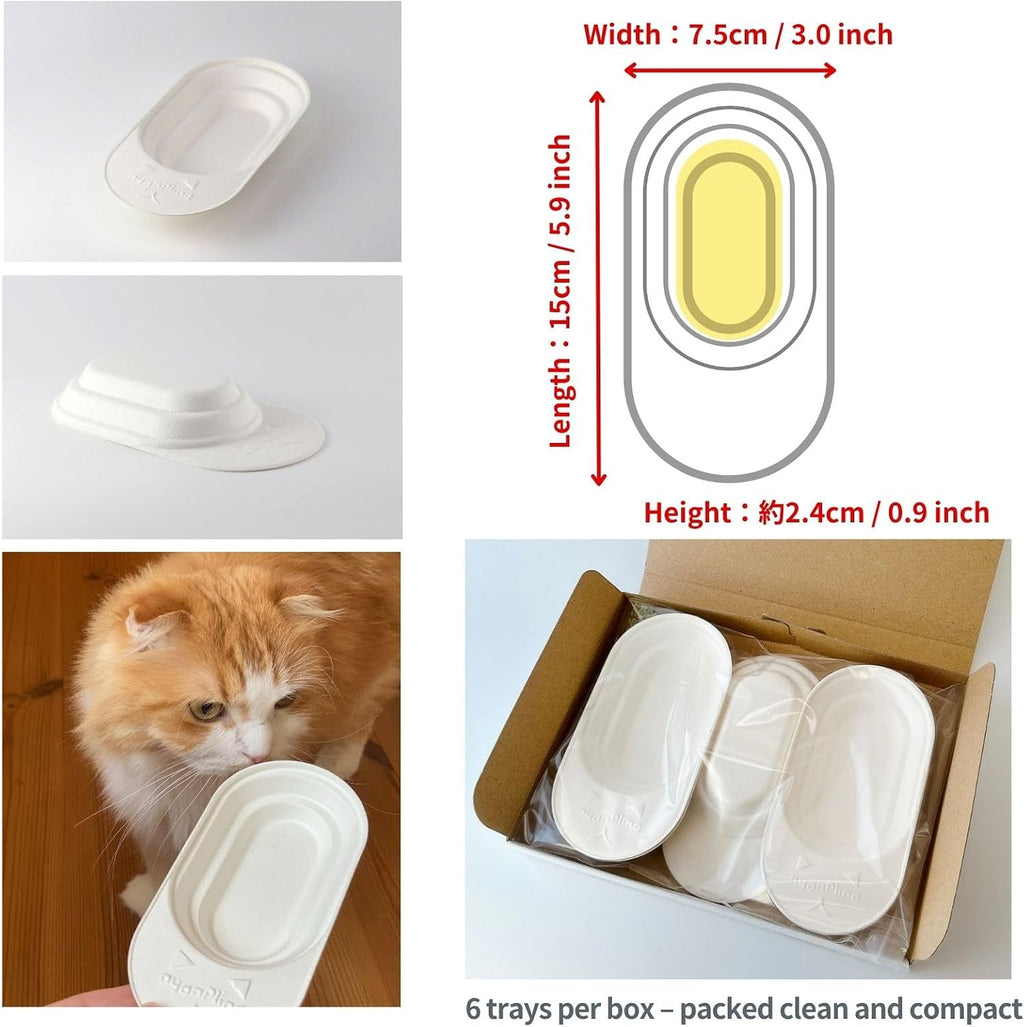 Cat Urine Collection Kit (6-Pack) - Clean Catch Urine Sample Tray for Cats & Small Dogs - Disposable Pet Urine Collector Tray - No Special Litter Needed - Made in Japan - Image 7