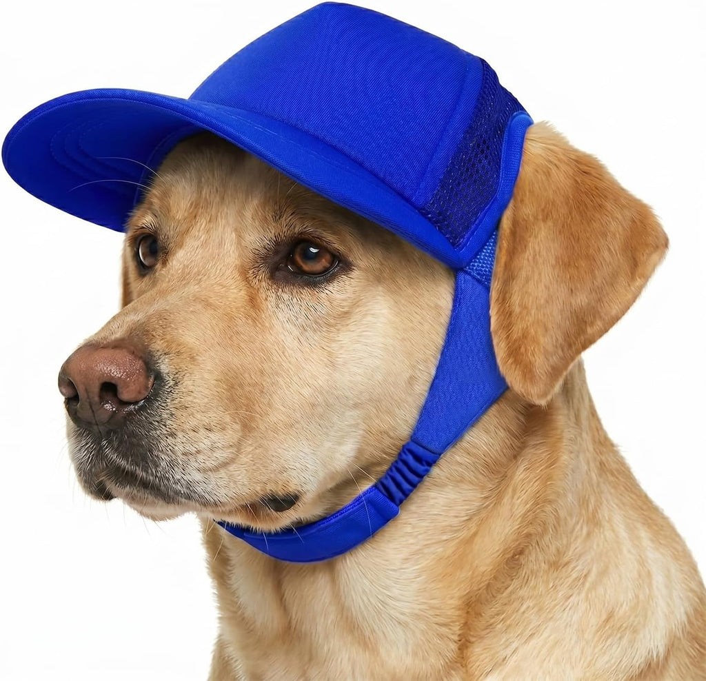 Tuff Pupper Dog Baseball Cap | UV Protection Dog Sun Hat | Breathable Lightweight Design | Secure Adjustable Chin Strap | Quick-Dry Fabric | Reinforced Brim | Small Medium Large Dogs (Red, L) - Image 10