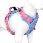 PHOEPET 2019 Upgraded No Pull Dog Harness, Reflective Adjustable Vest, with a Training Handle + 2 Metal Leash Hooks+ 3 Snap Buckles +4 Slide Buckles(L, Pink) - Image 14
