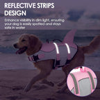 Durable ripstop Oxford cloth pet lifesaver preserver for swimming