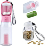 Cibaabo Dog Water Bottle with Food Container & Poop Bag Holder, Travel Water Bowl, Portable Pet Dispenser, Dog Gifts Stuff Accessories Items, Puppy Essentials for Yorkie Chihuahua Walking Hiking - Image 14