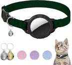 AirTag Cat Collars, Stretchy Collar with Air Tag Holder and Bell - Image 9