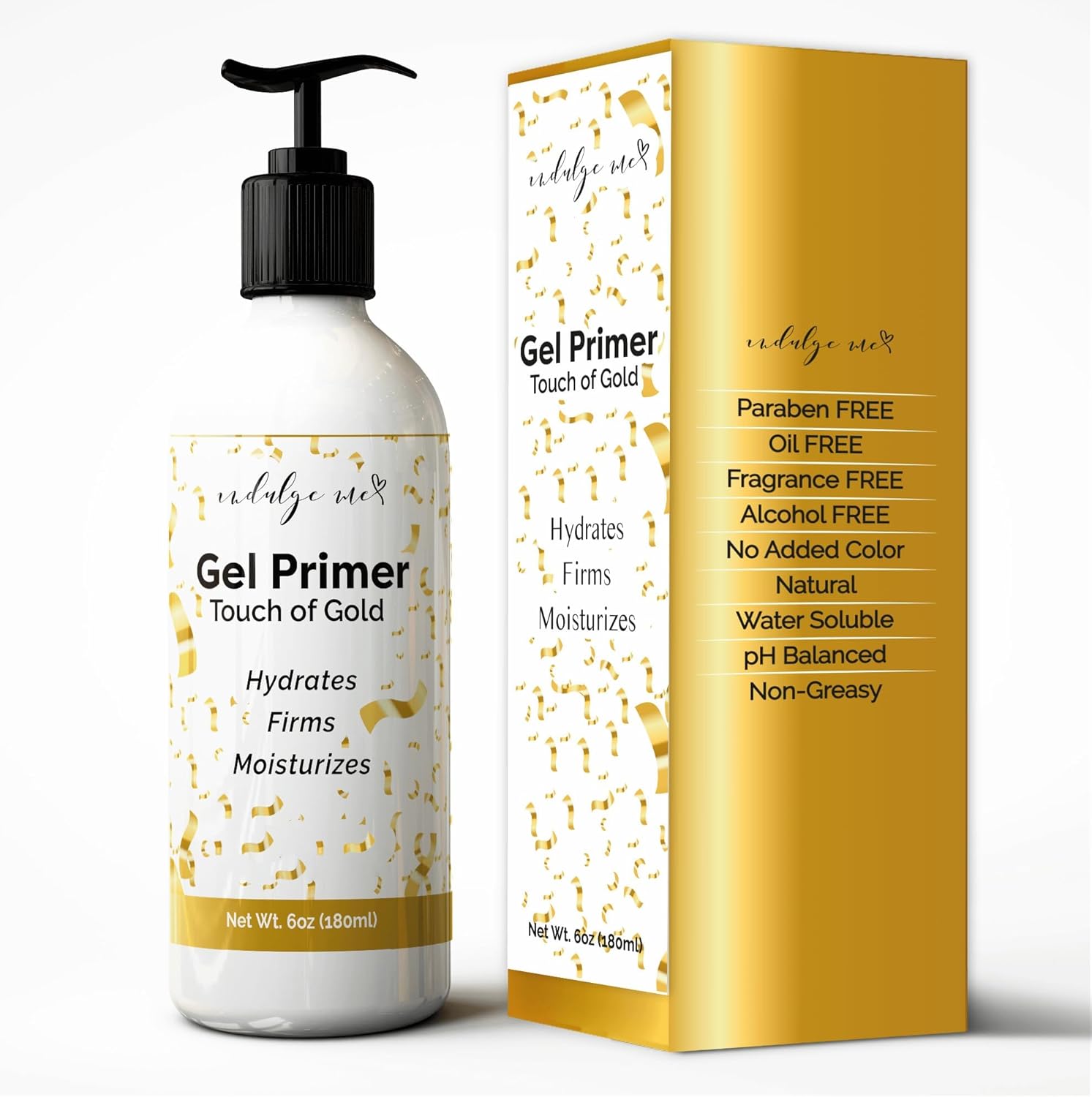IndulgeMe Conductive Gel facial hydrating primer front view bottle