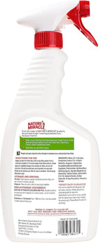 Nature's Miracle unscented litter box spray for neutralizing ammonia odors.