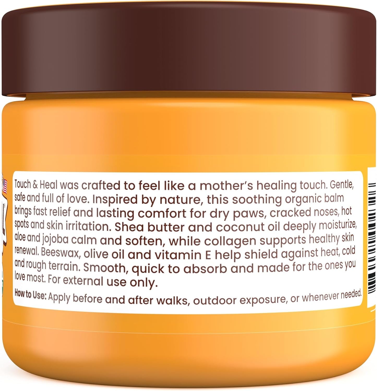 Healthy dog paw pads after using Petsmont balm
