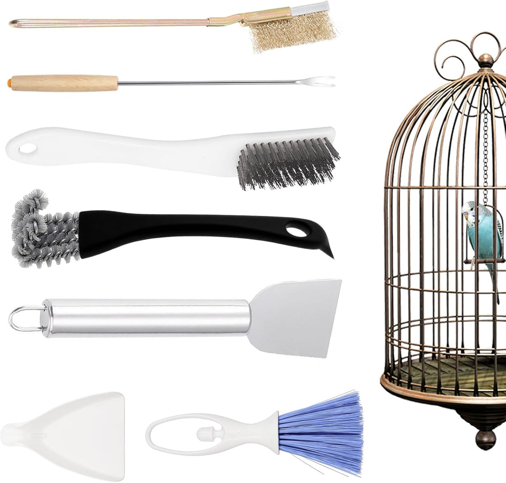 Storage solution showing the hanging holes on the DINTSTYLE pet cleaning accessories