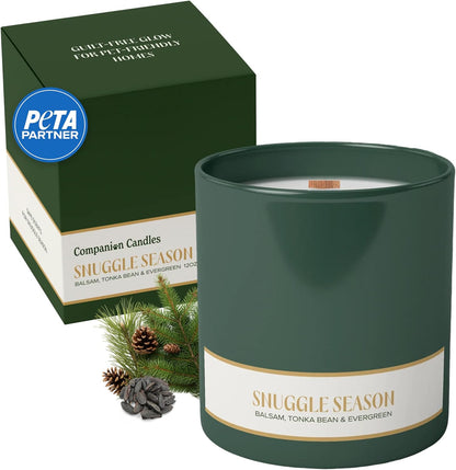 Companion Candles You & Me by the Sea Pet-Friendly Scented Candle - Sea Salt & Neroli Fragrance - Coconut Soy Wax Candle with Wooden Wick, Approx. 50-Hour Burn Time, Made in USA, 11.8 oz - Image 12