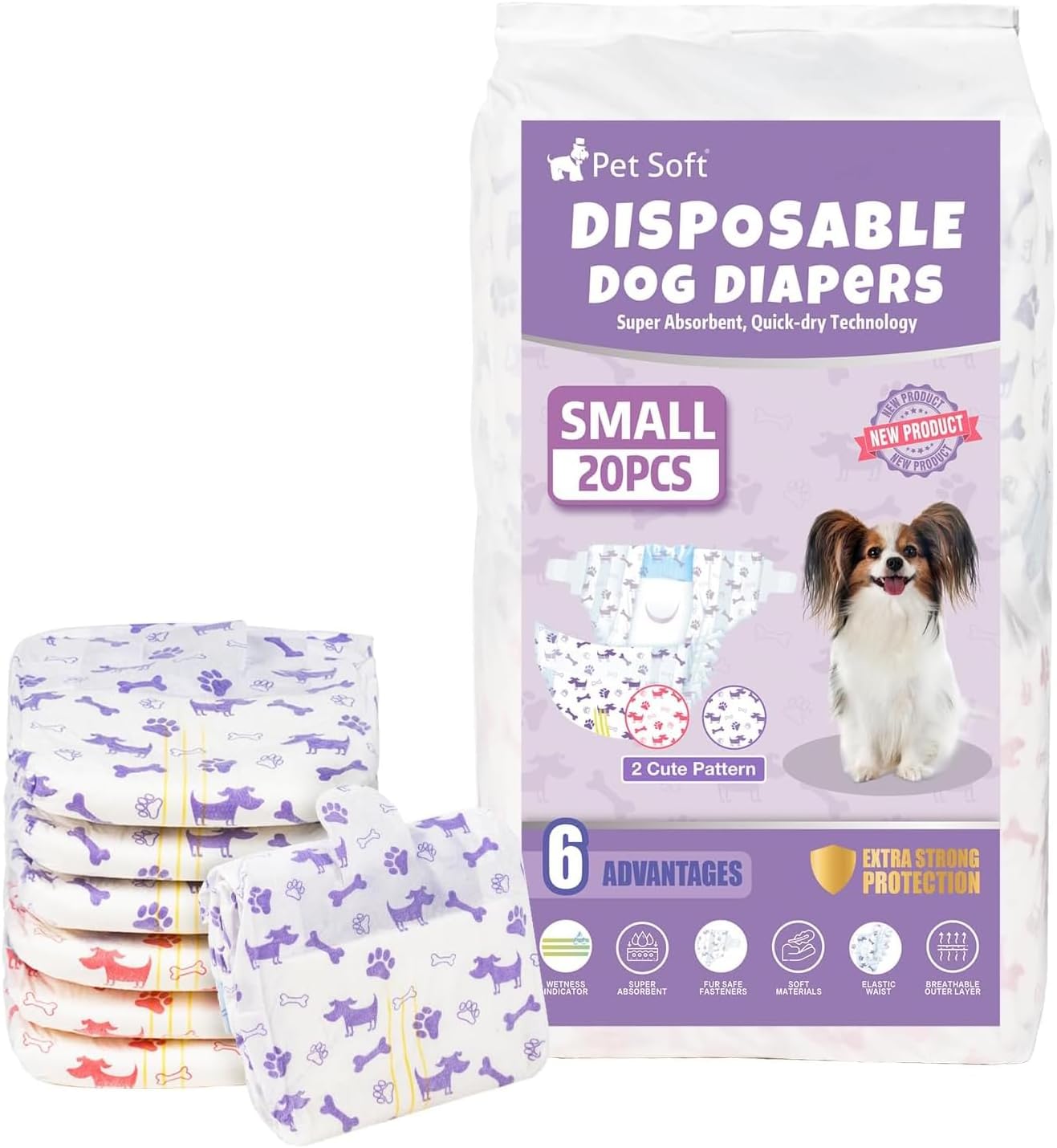 Detailed view of the super absorbent core layer designed for pet urinary incontinence protection