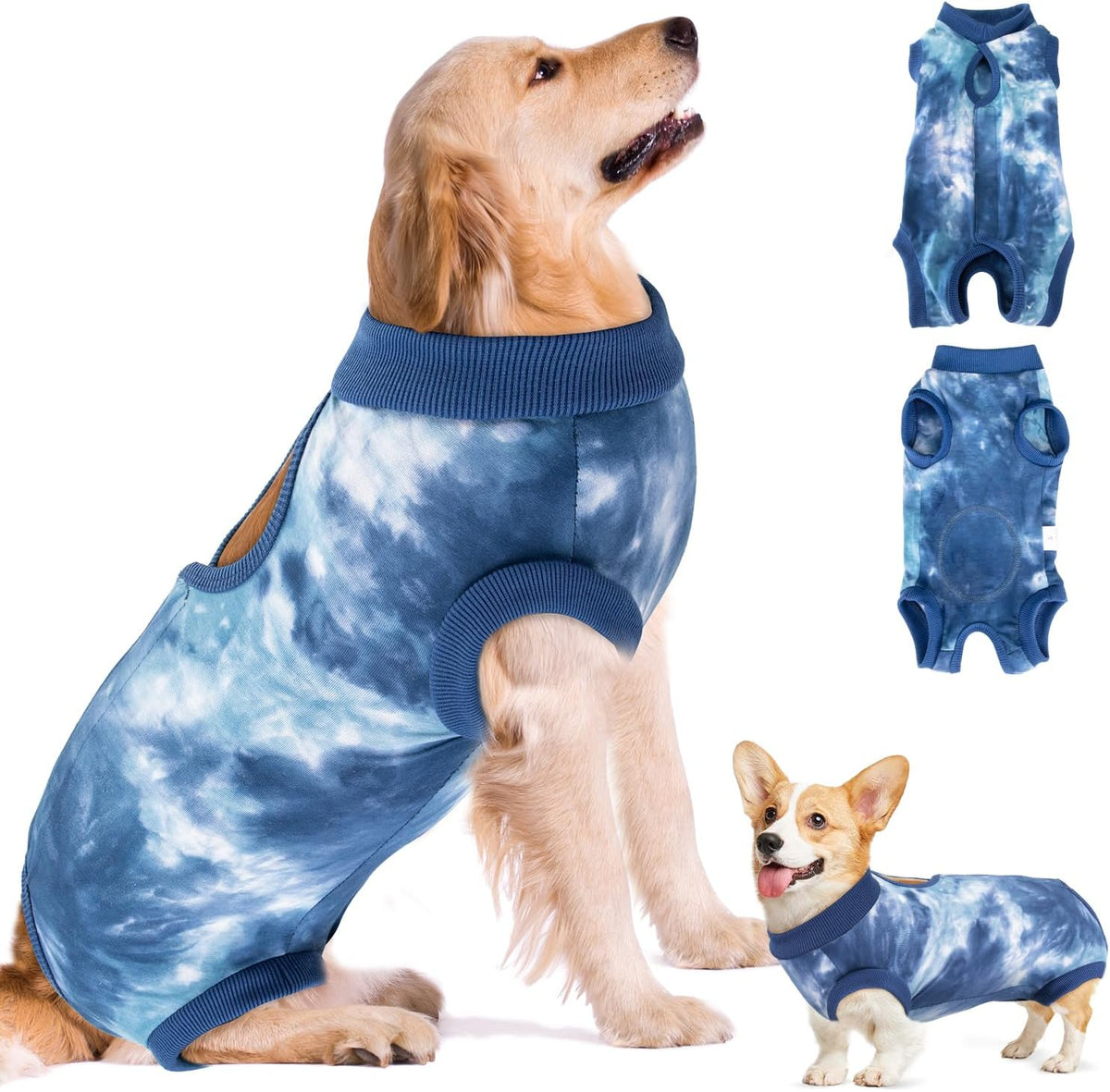 SlowTon Dog Recovery Suit - Surgery Recovery Suit for Female Male Dogs, Dog Onesie After Spay Abdominal Wounds, E-Collar Cone Alternative Prevent Licking Pet Surgical Suit(Pink,XXL) - Image 9