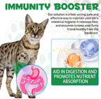 Easy-to-use liquid pipette dropper bottle of pet supplement drops for digestive wellness