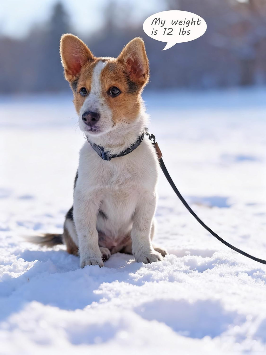 SEPXUFORE lightweight puppy lead focusing on the brown leather-reinforced connections.