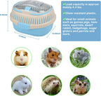 Hamster Carrier Guinea Pig Carrier 13 X 11 X 8 In Portable Hamster Travel Cage with Ventilation Holes Outdoor Small Animal Carrier for Rat Gerbils Rabbit Hedgehog Squirrel Mouse Sugar Glider - Image 2