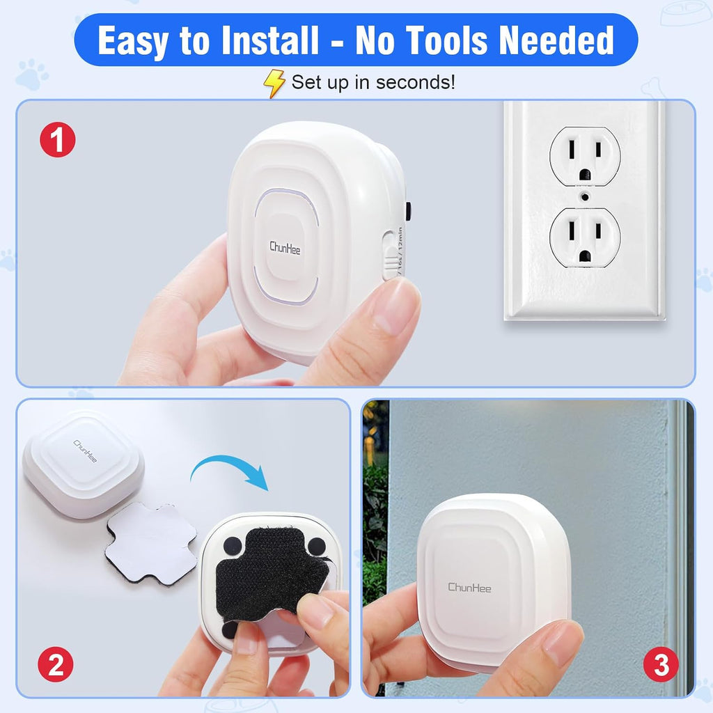 ChunHee smart pet doorbell box and components