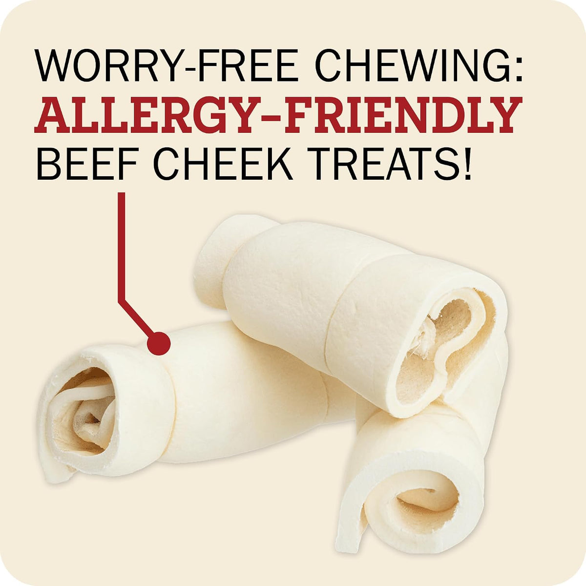 Healthy rawhide alternative dog chew single ingredient protein treat