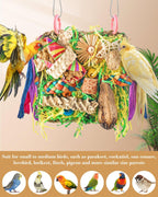 Erkoon cockatiel foraging toy colorful chew components