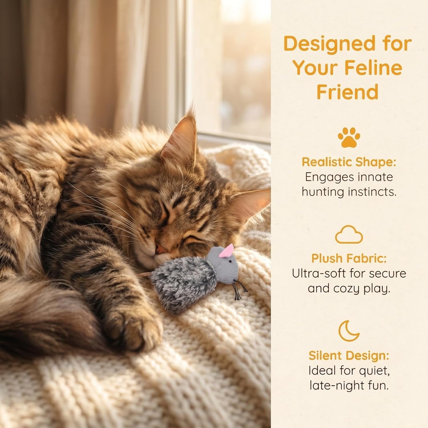 Hemoton Boredom Relief Cat Toys three pieces collection placed together for active pet entertainment.