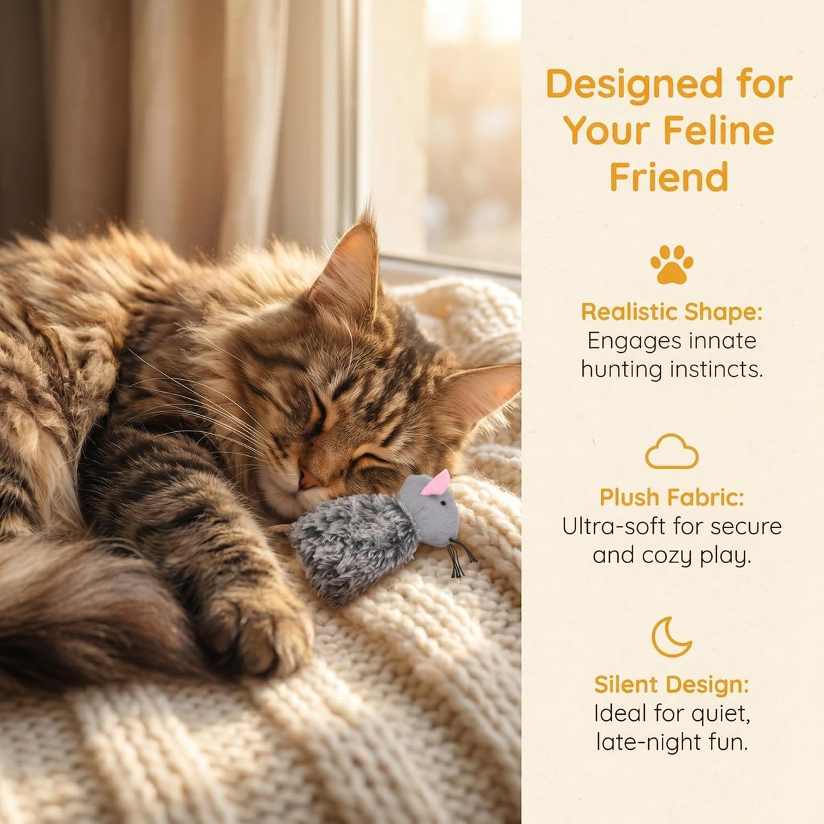 Hemoton Boredom Relief Cat Toys three pieces collection placed together for active pet entertainment.
