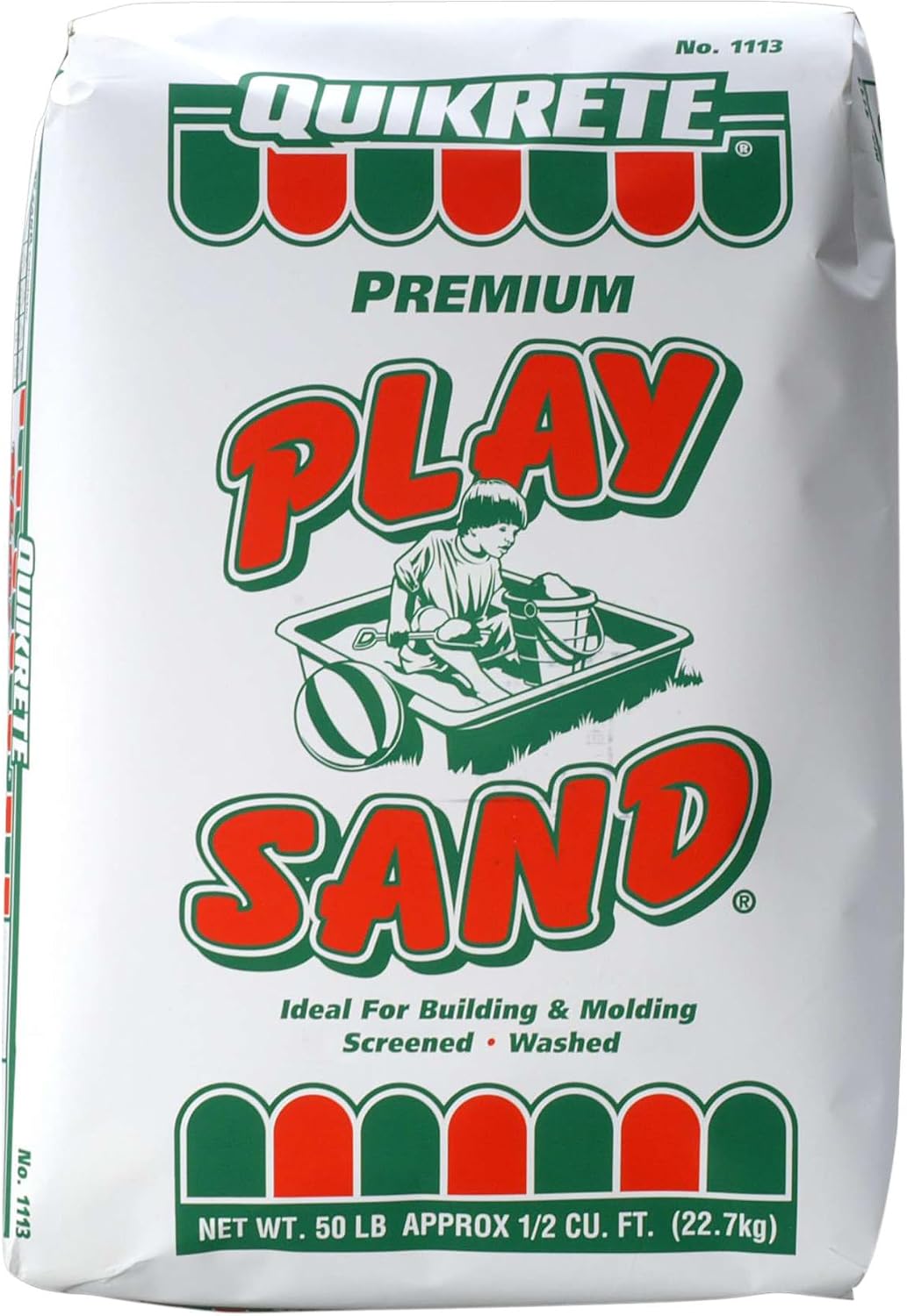 Natural tan Quikrete play sand texture close up