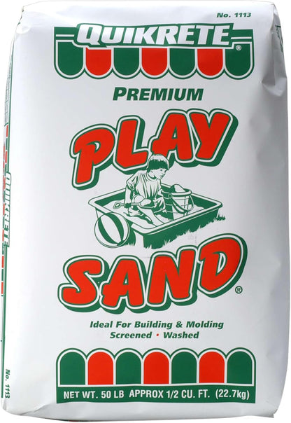 Natural tan Quikrete play sand texture close up