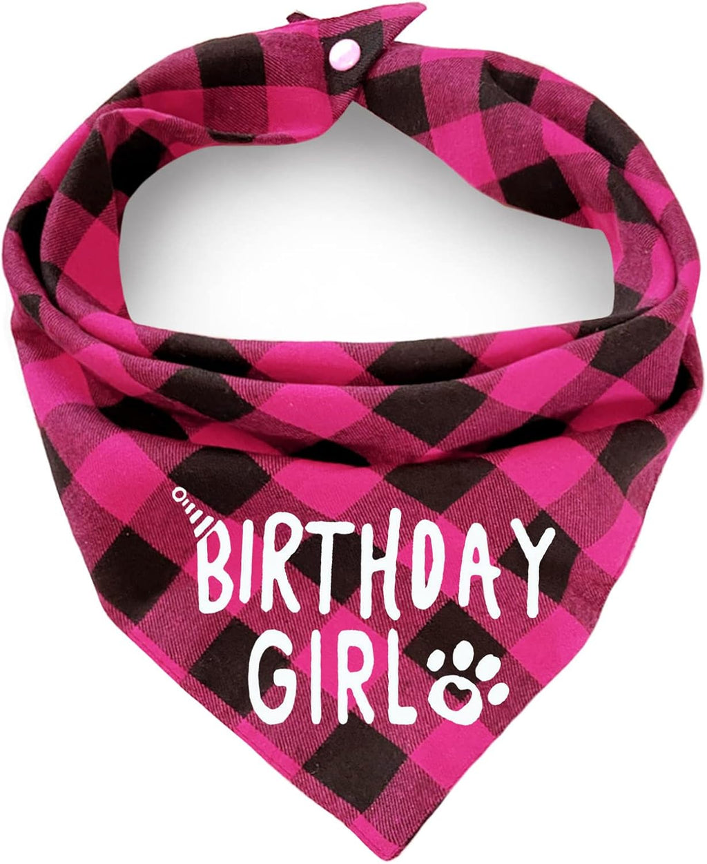Plaid Dog Bandana with Button, Dual Layer Soft Cotton Triangle Dog Scarf Kerchief Washable Girl Boy Dog Bandanas Adjustable Accessories for Small Medium Large Extra Large Dog Puppy Pet - Image 15
