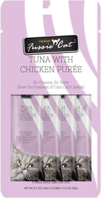 Fussie Cat Tuna with Ocean Fish Puree, lickable cat Treats, 0.5oz Pouch Pack of 4 - Image 9