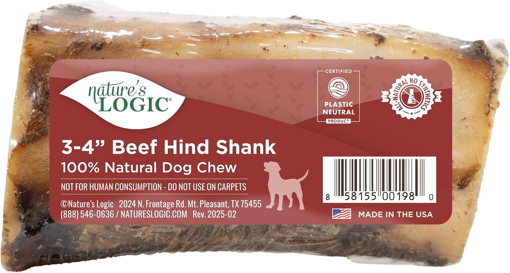 NATURE'S LOGIC Beef Hind Shank Bone - 7-8'' Long Chew - Collagen & Protein Source for Dog Dental Health & Occupation - Carnivore Appropriate Recreational Chewing & Dental Care - Large Hind Shank - Image 12