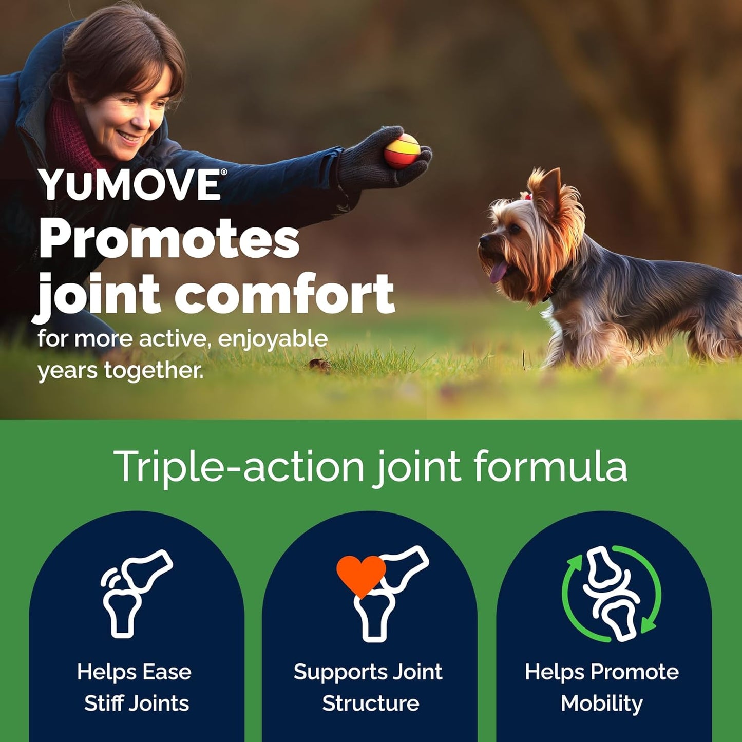 YuMOVE small dog joint chews ingredients and nutritional facts label