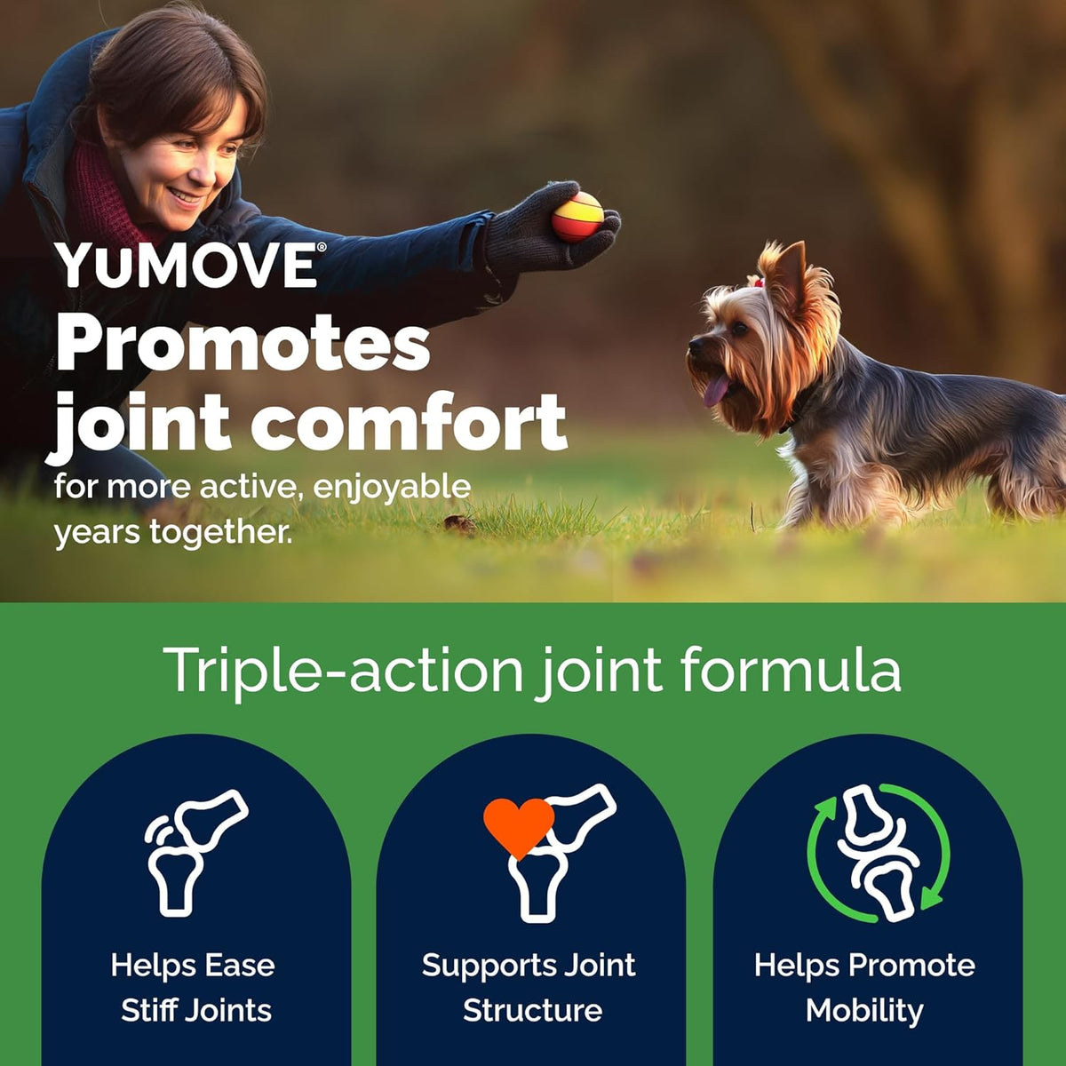 YuMOVE small dog joint chews ingredients and nutritional facts label