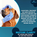 Sterile dropper tip view of NOVEHA pet drops dual pack solution