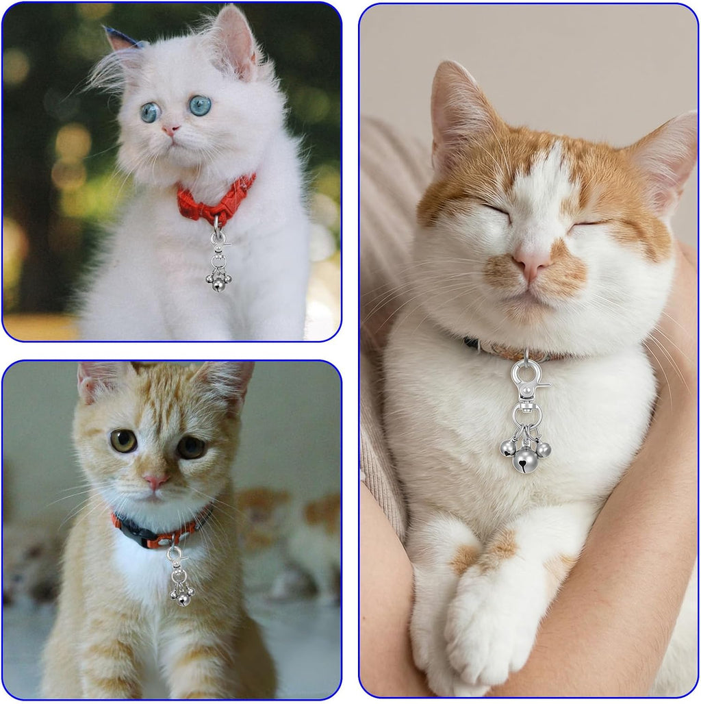 Detailed measurements of the large and small copper bells featured on the cobee pet training charm pendant
