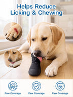 Dog Booties to Prevent Licking,Recovery Boots for Dogs,Non-Slip Dog Shoes & Paw Protectors for Indoor Outdoor Walking,Dog Socks,paw Covers for Small/Medium/Large Dogs,2 Pack (L) - Image 2