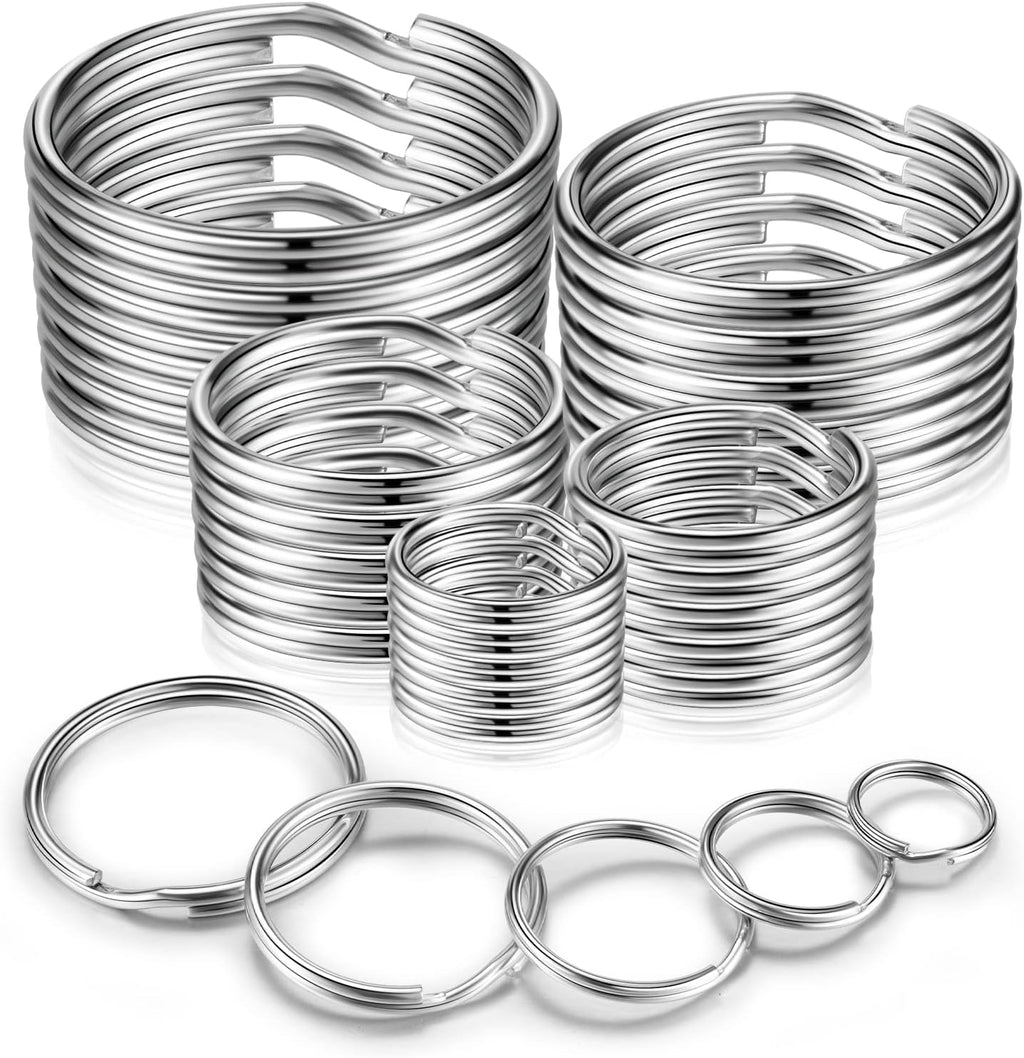 YHYZ Split Key ring Assorted, 5 Sizes (1/2 inch, 3/4 inch,1 inch, 1.25 inch, 1.38 inch), for Dog Pet Collar DIY Tag Jewelry - Image 9