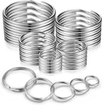 YHYZ Split Key ring Assorted, 5 Sizes (1/2 inch, 3/4 inch,1 inch, 1.25 inch, 1.38 inch), for Dog Pet Collar DIY Tag Jewelry - Image 9