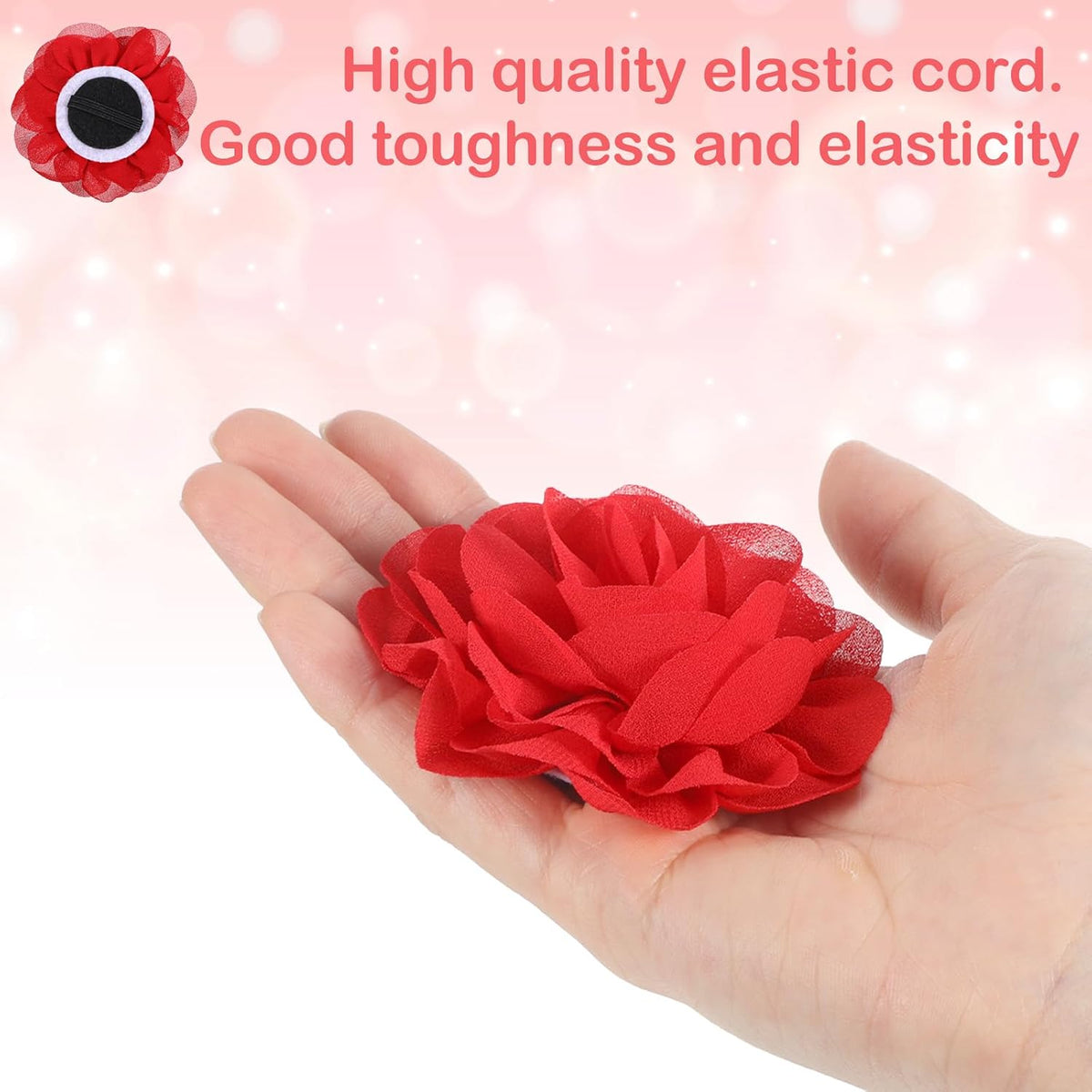 8 Pcs Flower Collar for Dogs 3 inch Colorful Cat Puppy Charms Pet Flower Collars Soft Dog Tie for Dogs Grooming Charms Accessories - Image 5