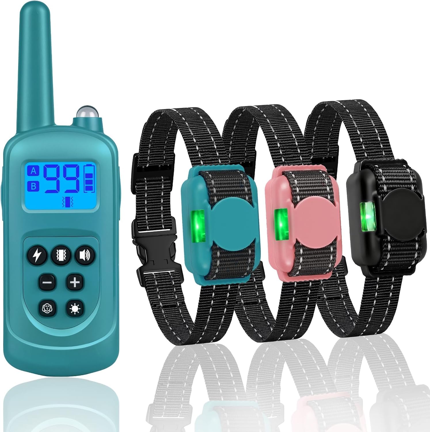 Shock Collar for Small DogsTiniest and Lightest Dog Training Collar with 2000ft RemoteTailored Small Dog Shock Collar 5-15 PoundsBeepVibration and Safe Shock0-99-Level Precise AdjustmentPink - Image 11