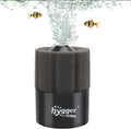 Hygger aquarium sponge filter front view showing dual filtration layers for small fish tanks.