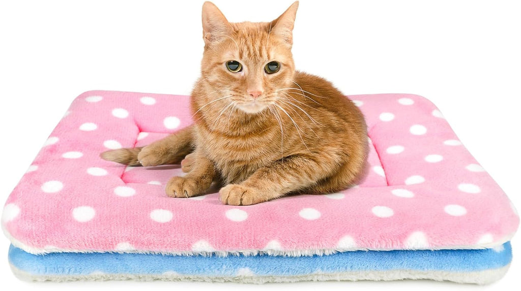 2 Pack Cat Blanket for Indoor Cats Ultra Soft and Warm Calming Cat Bed Fleece Pet Mat for Anxiety and Stress Washable Kitten Blanket - Image 10