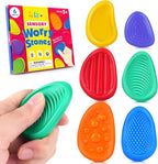 Lesong 6 pack sensory stone fidget toys front view