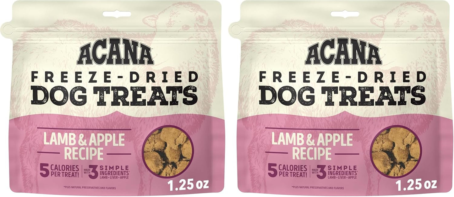 ACANA Singles Grain Free Dog Treats Limited Ingredients & Freeze-Dried Beef & Pumpkin 3.25oz Bag - Image 9