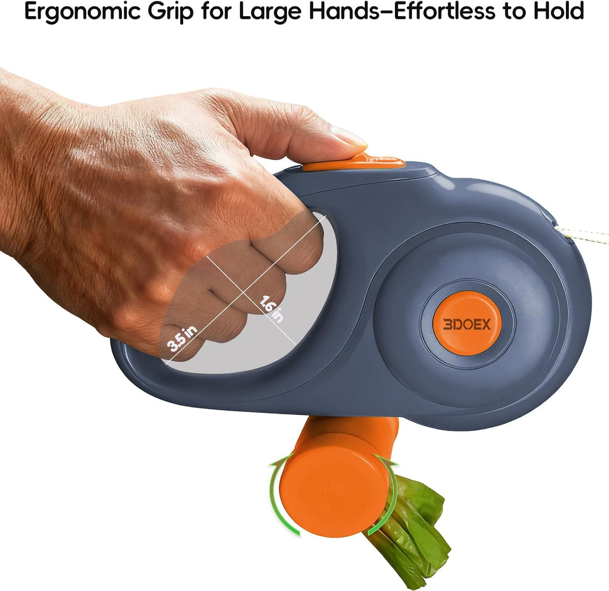 3DOEX retractable leash packaging and product