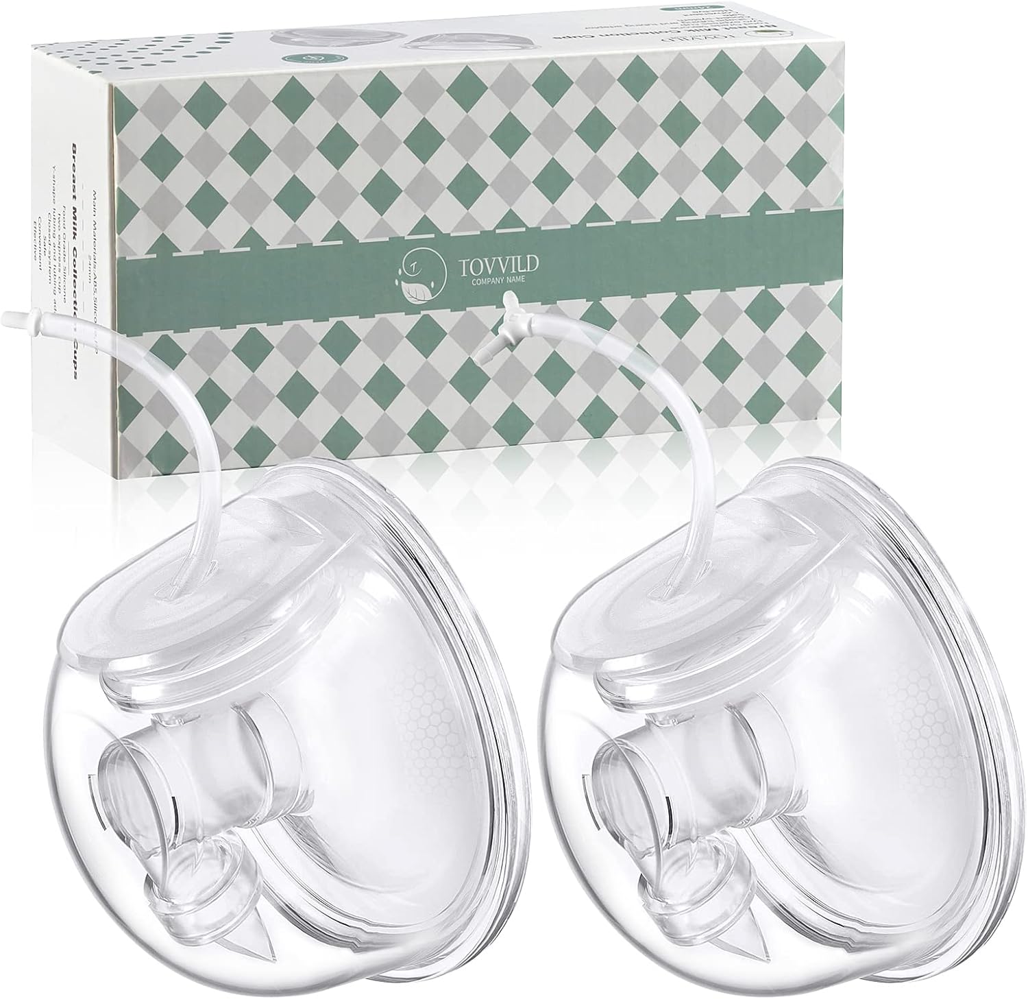 Tovvild breast pump milk collection cup front view