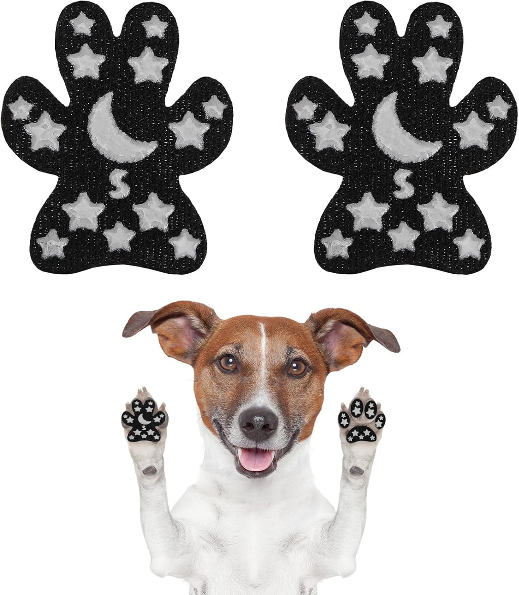 BEAUTYZOO Dog Paw Protector Anti-Slip, Paw Pads for Dogs Traction On Hardwood Floors, Paw Stickers for Hot/Cold Pavement for Senior Dogs, Shoes Boots Socks Replacement, 6 Sets (24 pcs) L - Image 15