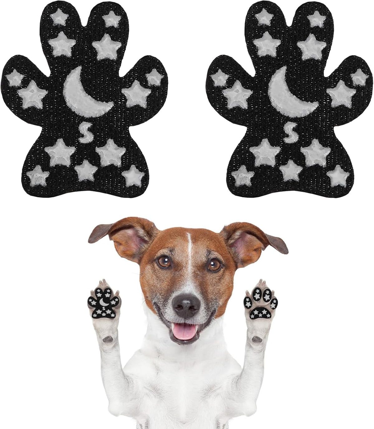 BEAUTYZOO Dog Paw Protector Anti-Slip, Paw Pads for Dogs Traction On Hardwood Floors, Paw Stickers for Hot/Cold Pavement for Senior Dogs, Shoes Boots Socks Replacement, 6 Sets (24 pcs) L - Image 15