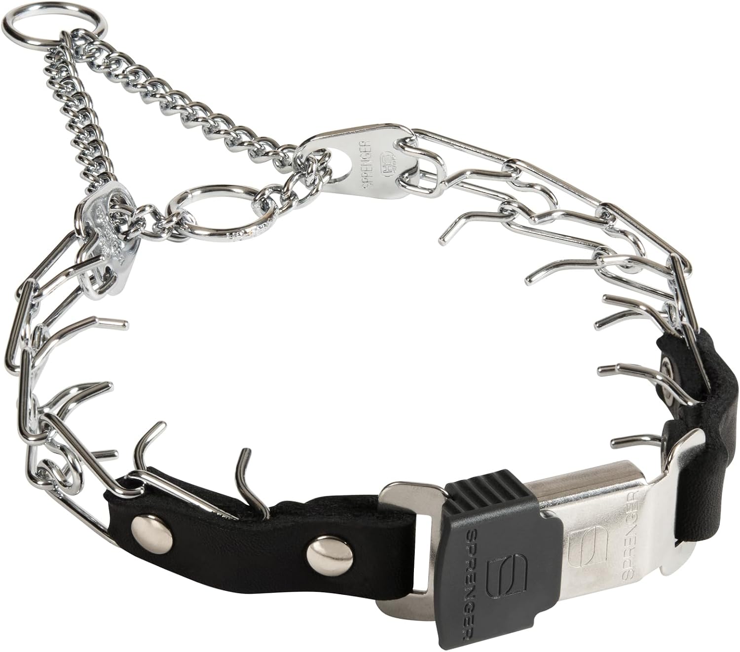Herm Sprenger 2.25mm Prong Collar for Dog Training Adjustable Length & Easy Quick Release Buckle for Small/Medium Dogs (13-19" Neck) - Image 11
