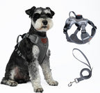 Cat Harness Leash Set with AirTag Holder, Upgraded Escape Proof Vest with Lead for Large Cat Small Dog Puppy Outdoor Walking, Soft Breathable Mesh Jacket with Reflective Strip (Black, L) - Image 14