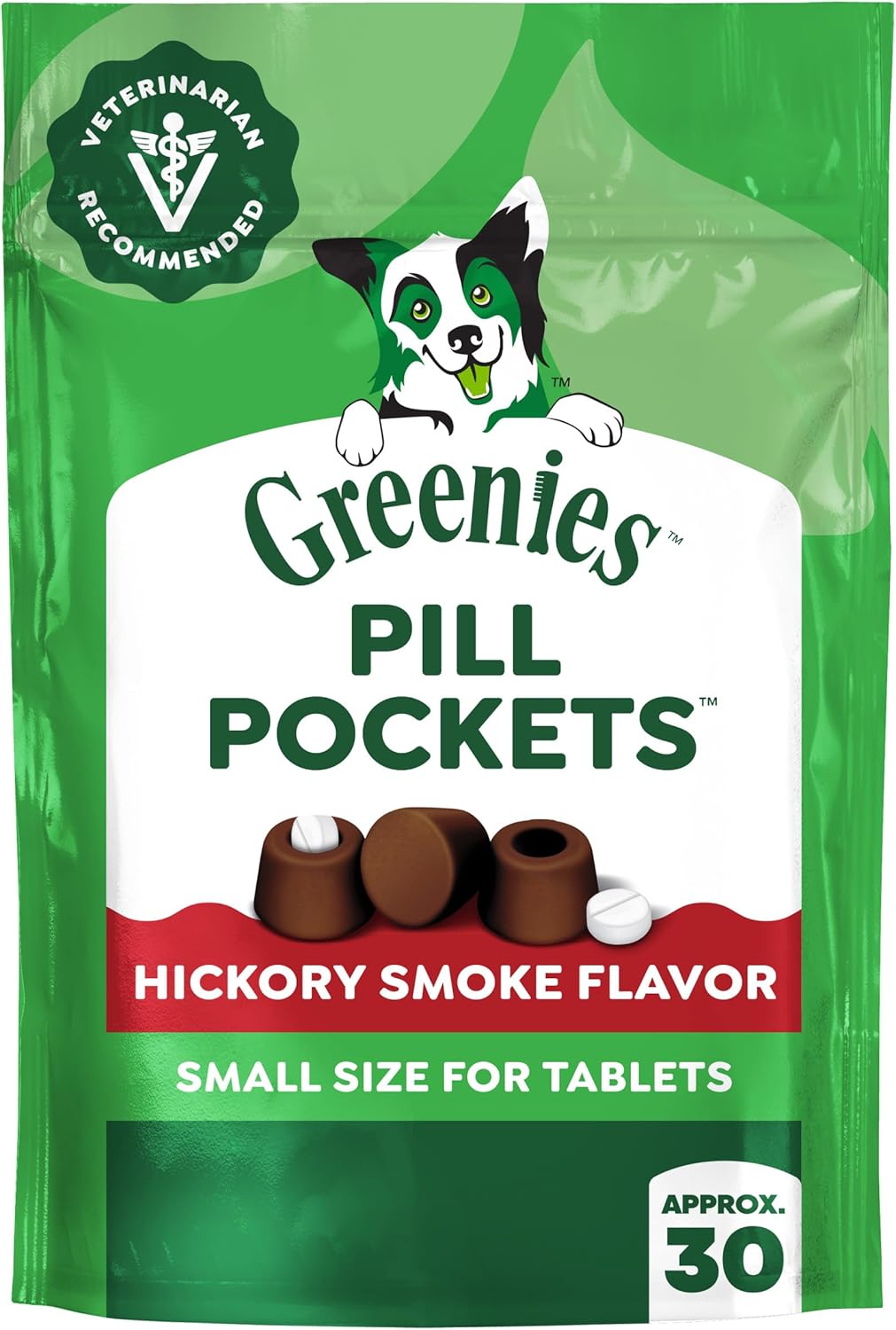 Greenies Pill Pockets for Dogs Small Size, Tablet Pill Treats for Dogs, Chicken Flavor, 3.2 oz. Pouch - Image 12