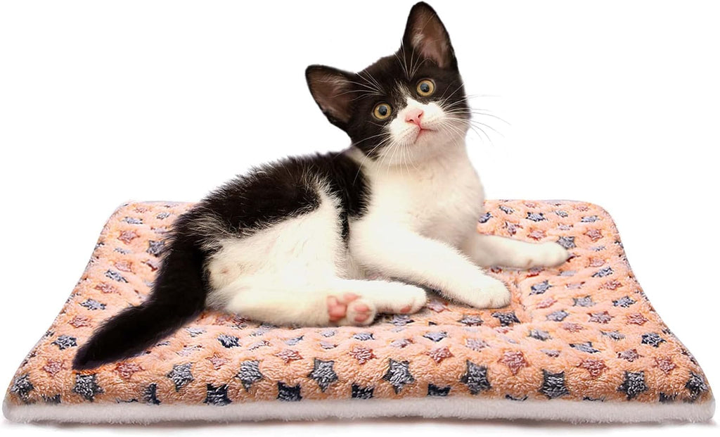 FJWYSANGU Pet Blanket Premium Fluffy Flannel Cushion Soft and Warm Mat for Dogs Cats(Star/Pink,Large) - Image 11